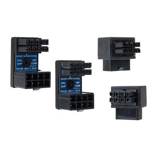 电脑主板CPU8PIN转向头8针电源接口转弯头cpu8p转接头90度180度