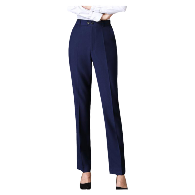交行工作服西装裤宝蓝色