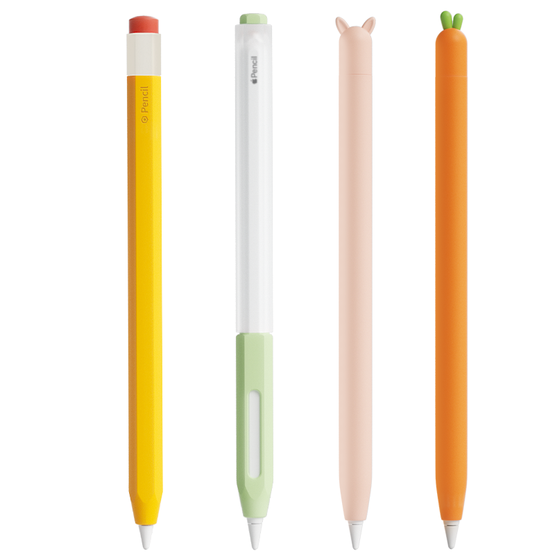 适用苹果ApplePencil笔套保护套ipadpencil1一代2二代保护套ipencil超薄硅胶磁吸笔套笔尖套防摔透