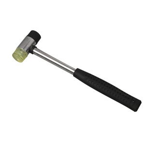 DIY皮具工具橡胶锤子双头两用手工皮艺皮雕菱斩冲子钢管柄安装锤