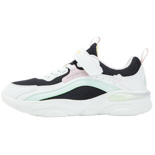 特步童鞋女童运动鞋2025新款春秋季魔术贴软底跑步鞋喵猫中大童鞋