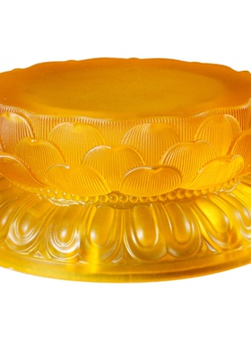 水琉璃莲花底座加厚佛神像供台财神爷观音座佛堂居家玄关垫高摆件