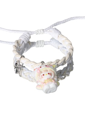 少女心帽子KT闺蜜编织磁吸手绳