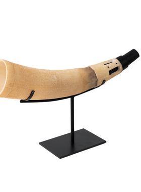 本墨 中古风象牙棒家居艺术摆件 样板房酒店书房书柜展示柜摆件