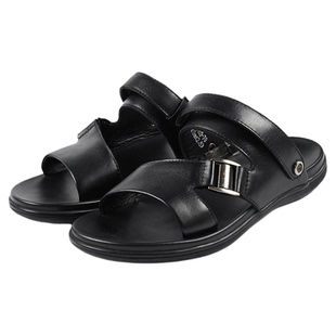 Raidy Boer/雷迪波尔男士新品牛皮革舒适透气时尚休闲凉鞋3153-70