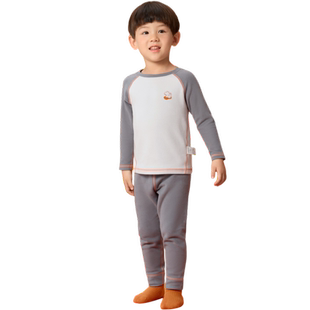 巴拉巴拉男童内衣套装女大童睡衣儿童秋衣秋裤冬装2025新款发热厚