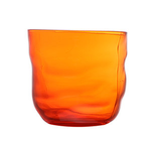 日出江山红胜火/中古玻璃i杯 日式硝子酒杯威士忌杯vintage纯手作