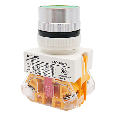 德力西LAY7-11BN开关按钮