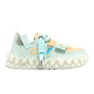 OETZI冰人奥兹帆布鞋拼接撞色果冻鞋丑萌女鞋秋季小众原创潮鞋男