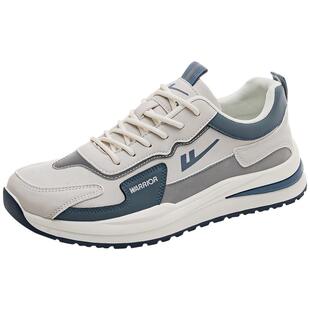 回力男鞋运动鞋男款2026春季新款防水软底皮面休闲鞋防滑跑步鞋男