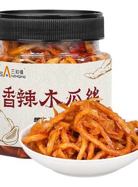湖南特产香辣木瓜丝下饭菜