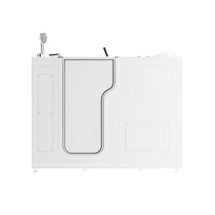 浪鲸家用浴缸小户型亚克力按摩老人浴缸独立步入深泡缸定制040