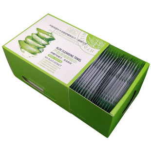 芦荟卸妆湿巾单片装一次性便携深层清洁脸部李佳推荐用卸载棉纸巾