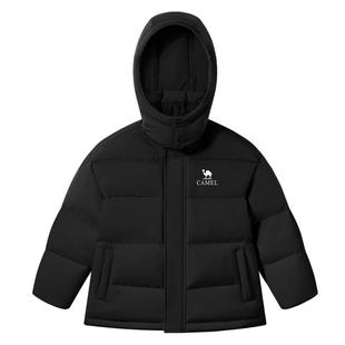 小骆驼儿童面包服2025新款鸭绒加厚防风大童保暖外套男女童羽绒服