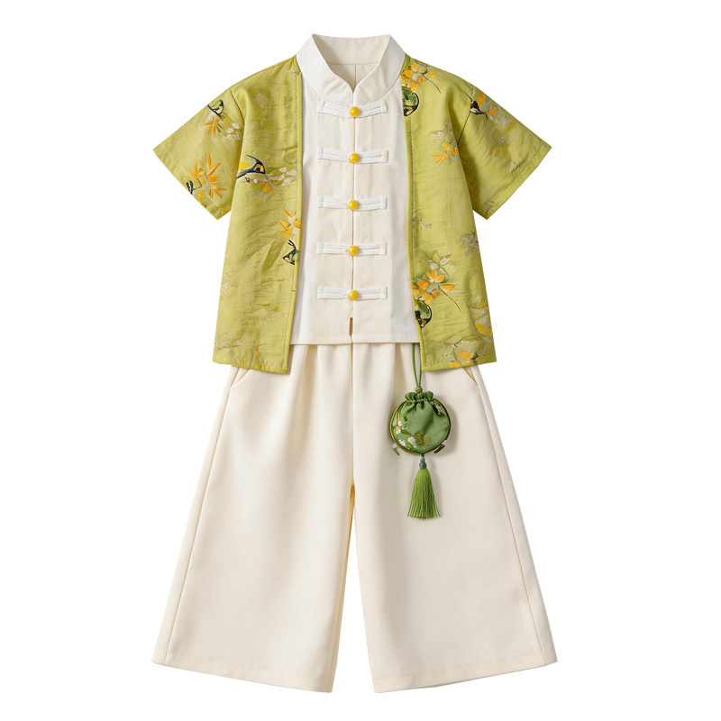 六一儿童新中式汉服国学演出服