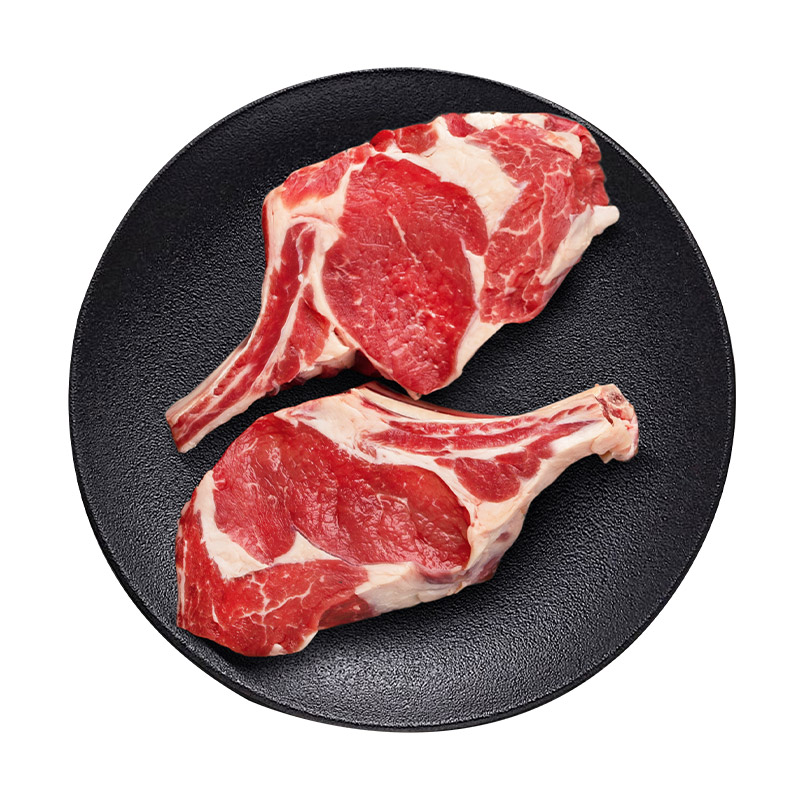 【胡可專屬】戰(zhàn)斧牛排帶骨眼肉生鮮牛肉牛排骨煎烤食材1400g