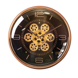 高级感挂钟新款客厅机械轻奢挂墙壁钟高端大气2025上档次网红家用