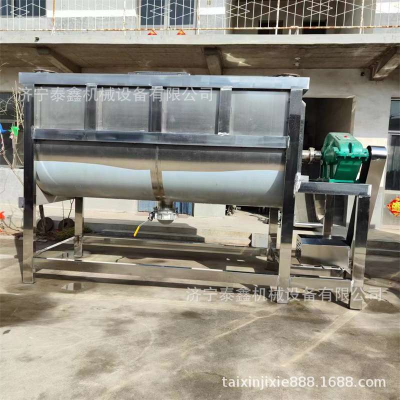 山西醋厂原料混合机 实体工厂  食品卧式搅拌机厂家