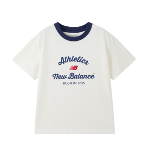 New balance NB儿童26夏新款男童女童儿童圆领短袖T恤7EG21073