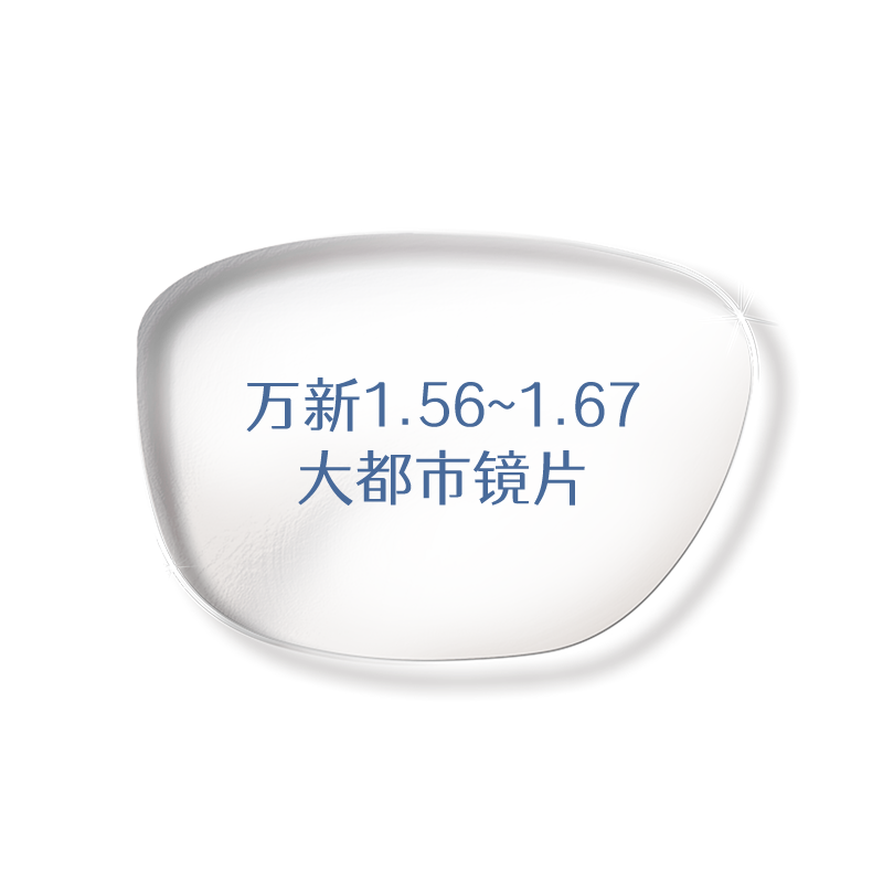 万新大都市超薄辐射眩光驾驶镜片