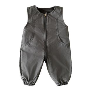 宝宝背带裤套装婴儿秋冬小月龄外出服洋气男童连体裤幼儿冬装衣服