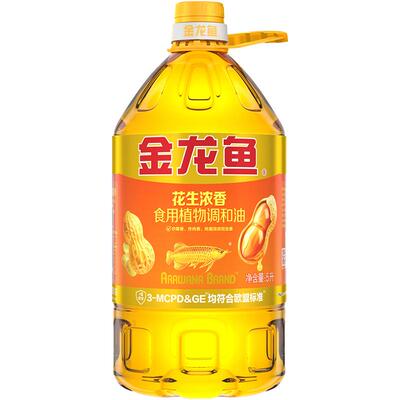 金龙鱼花生浓香调和油5L