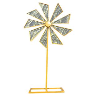 婚庆道具电动旋转风车路引婚礼舞台布置铁艺摩天轮橱窗装饰摆件品