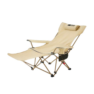 探险者折叠躺椅户外折叠椅露营椅子月亮椅便携式午休办公室午睡椅