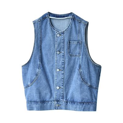 韩版减龄牛仔马甲外套女米兰宣言