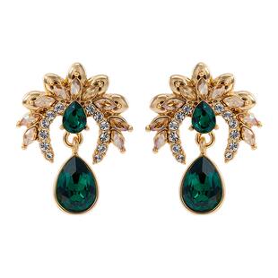 Eternelle法国永恒时光鎏金耳钉奢华气质耳环高级复古宫廷风耳饰