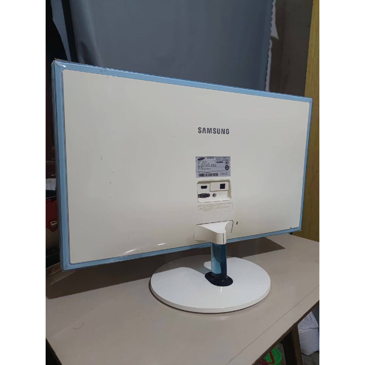 议价27寸显示器,型号S27D360H 白蓝水晶边框,PLS