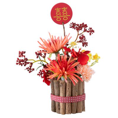 创意森系婚房装饰花摆件备婚用品
