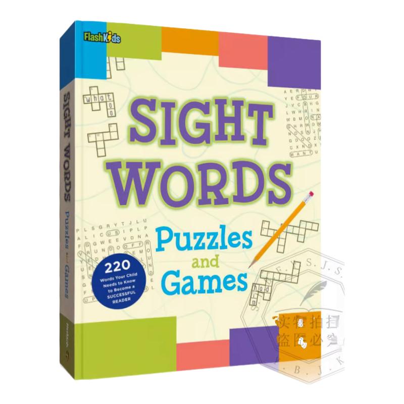 现货 英文原版 可撕 Sight Words 第2册 220个高频词核心词 儿童字典词典 英语学习工具书 9781411479043