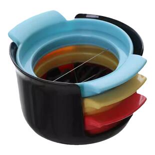 多功能切蛋器不锈钢手动松花蛋切片切鸡蛋神器二合一切皮蛋分割器