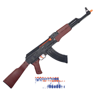 儿童玩具枪可以发射ak47软弹手动m416男孩吃鸡装备吸盘软弹突击抢