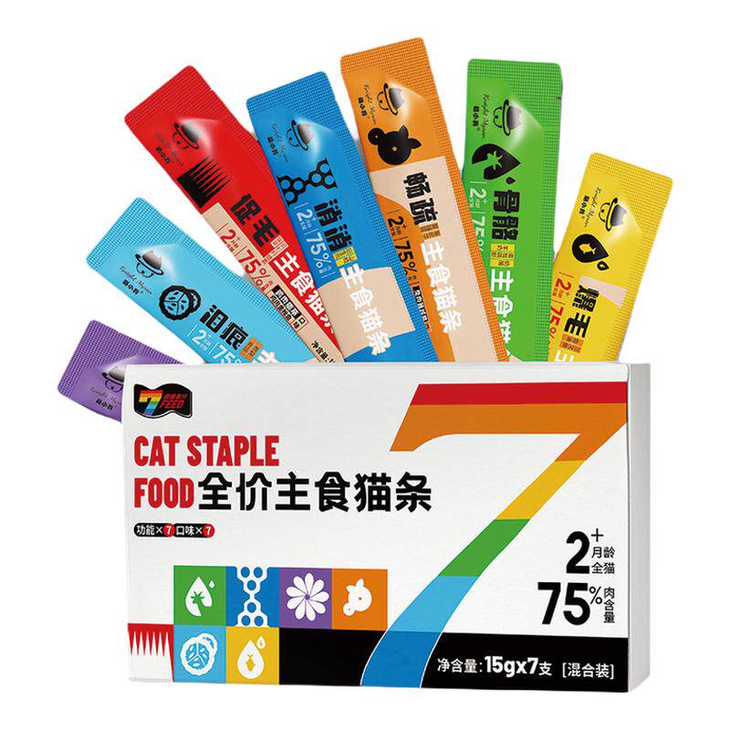 萌小爵主食猫条纯肉鱼油美毛