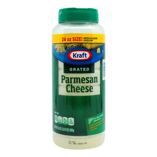 美国直邮 Kraft卡夫奶酪粉芝士纯奶酪粉帕玛森奶酪芝士粉商用680g