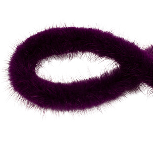 真水貂毛条辅料毛毛花边装饰条白色服饰配件毛领子旗袍毛毛边时尚