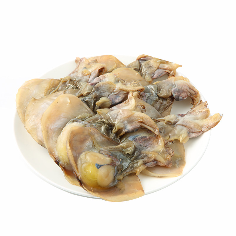 舟山特产淡晒不咸乌贼门子