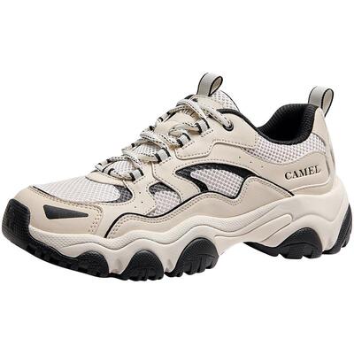 骆驼复古户外老爹鞋男