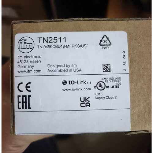 议价TN2511易福门温度传感器全新原装