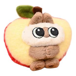 正版暹罗猫果味小豆泥系列毛绒冰箱贴挂件盲盒公仔玩偶周边礼物