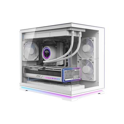 【新品】先马小映像FLY light悬浮式海景房无立柱360水冷matx机箱