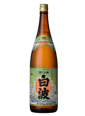 日式烧酒白波1.8l日本25度萨摩