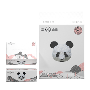 山丘新品竹浆5层柔厚面巾纸家用抽取式餐巾纸70抽软包装抽纸10包