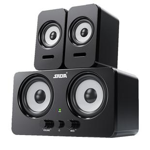 赛达音响电脑台式家用多媒体音箱笔记本手机有线桌面小型重低音炮