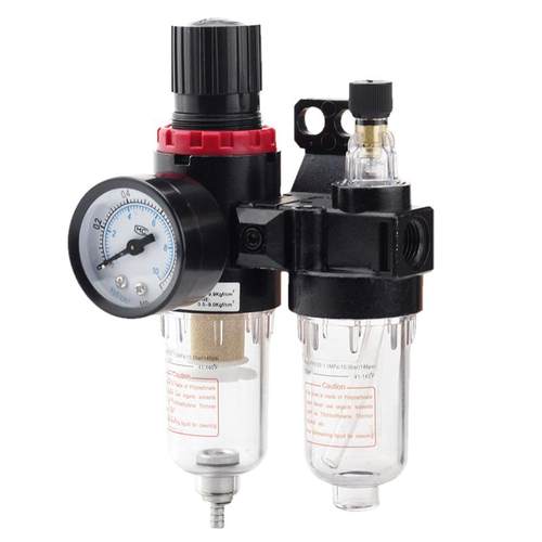 空压机气源处理器三联件AR减压调压阀AFC2000油水分离器AFR过滤器