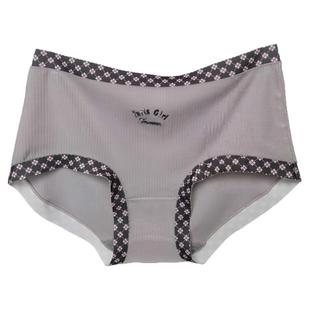 彩田花仙子内裤女螺纹磨毛发热纤维包臀石墨烯底裆25550中腰25551