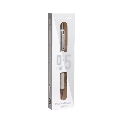 蓝果绘画自动铅笔2B铅笔0.3/0.5/0.7不易断芯防断芯金属低重心自动铅笔芯男女生小学生用美术生绘图素描勾线