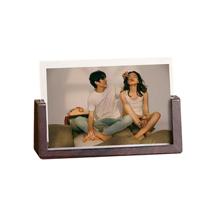 亚克力相框摆台高级感空框展示框架摆件6寸7寸A4照片打印相框定制